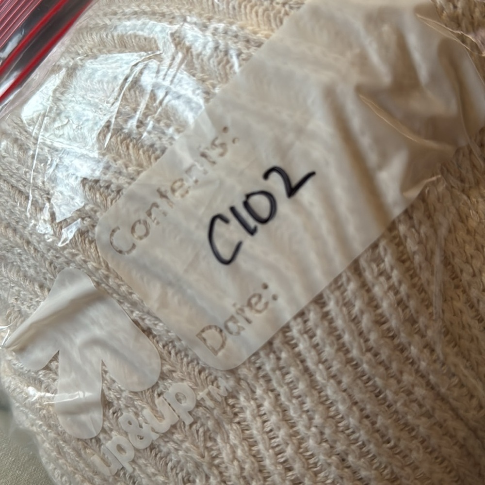 J Jill Cream Knit Ribbed Open Front Cardigan Size 2X - Picture 11 of 11